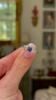 Victorian sapphire & diamond engagement ring, 18ct yellow gold