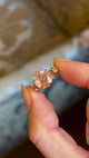 Antique, Victorian Peach Tourmaline Solitaire Ring
