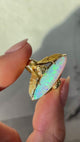 Antique, Art Nouveau opal Melusine ring