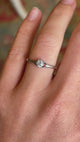 Antique, Edwardian diamond solitaire ring