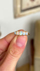 Antique, Edwardian five-stone opal ring