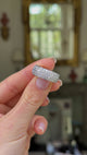 Vintage, 1900s diamond band, 18ct white gold