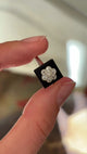 Antique, Edwardian onyx & diamond cluster ring
