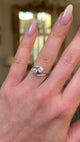 Antique, Edwardian Toi et Moi Diamond Engagement Ring, 18ct White Gold