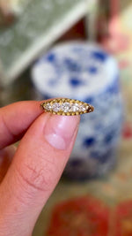 Antique, Victorian five-stone diamond ring