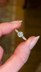 Antique, Edwardian diamond engagement ring