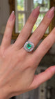 Art Deco, 1920s, platinum, emerald and diamond ring
