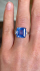 Vintage, Art Deco ceylon sapphire & diamond ring