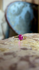 Antique, Victorian pink sapphire single-stone ring