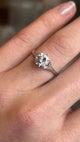 Vintage, Art Deco solitaire diamond ring