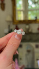 Vintage | Art Deco, large diamond three-stone ring