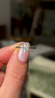 Antique, Edwardian old-cut diamond solitaire ring