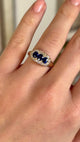 Antique, Edwardian sapphire & diamond dress ring