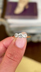 Vintage, Art Deco three-stone diamond ring