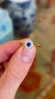 Antique, Edwardian sapphire & diamond cluster ring