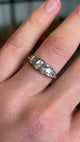 Antique, Victorian five-stone diamond ring
