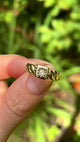 Antique, Victorian diamond gypsy ring, 18ct yellow goldAntique, Victorian diamond gypsy ring, 18ct yellow gold