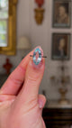 Vintage, French, Marquise-cut Aquamarine Ring,  18ct White Gold