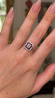 Art Deco, French, 18ct gold, diamond and ruby ring