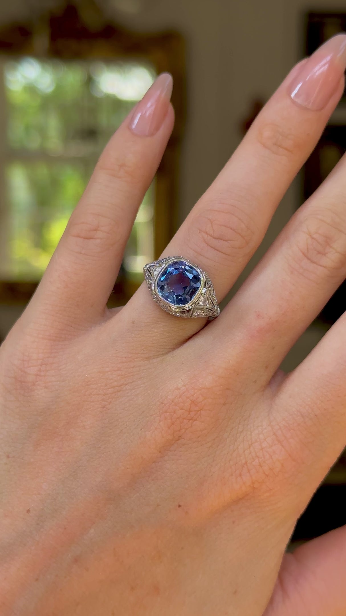 Belle Époque | sapphire & diamond ring