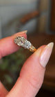 Antique, Victorian old-cut diamond three-stone ring