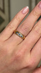 Antique, Victorian sapphire & diamond five-stone ring