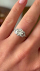 Vintage, Art Deco diamond engagement ring