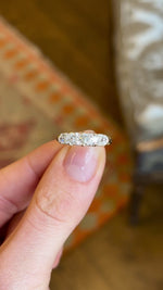 Antique, Victorian diamond five-stone ring