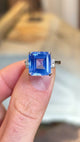 Vintage, Art Deco ceylon sapphire & diamond ring