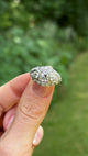 Antique, Belle Époque diamond bombé ring, platinum