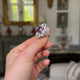 Art Deco, French, pink sapphire & diamond ring