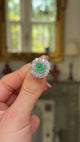 Art Deco, 1920s, platinum, emerald and diamond ring