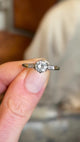 Vintage, 1920s diamond solitaire engagement ring