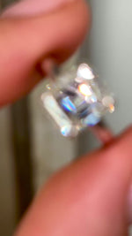 Vintage, Art Deco rare solitaire diamond ring