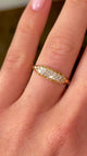 Antique, Edwardian double row diamond band