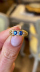 Antique, Edwardian sapphire & diamond ring