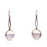 Antique | 'Ball of Light' Rock Crystal Earrings, Silver