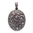Victorian-Locket-Pendant-Silver-Patina-Original-Box-Vintage-Antique-Treasure-Boutique
