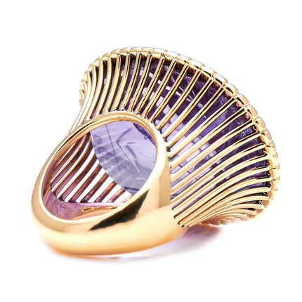 A Poniatowski Gem, 18th Century, Amethyst Intaglio Ring, Cartier