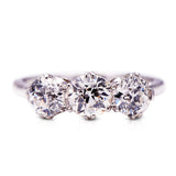 Antique-Art-Deco-Platinum-Diamond-Ring-Three-Stone-Jewelery