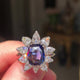 Vintage, Platinum, Sapphire and Diamond Ring