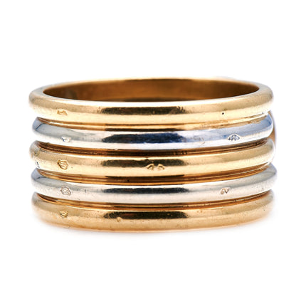 18ct Gold, French, Sri Lankan Cabochon Sapphire Ring