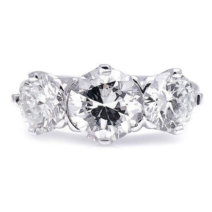 Engagement-Antique-Diamond-Three-Stone-Ring