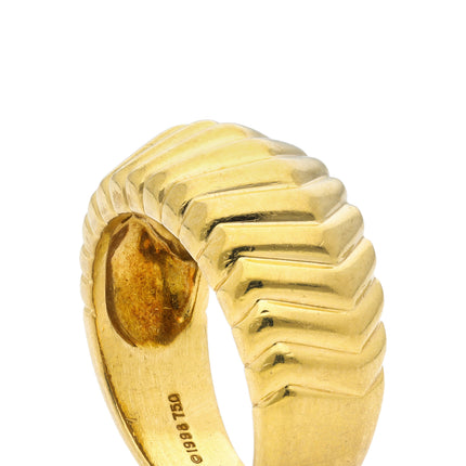 Vintage Tiffany & Co Band, 18ct Yellow Gold