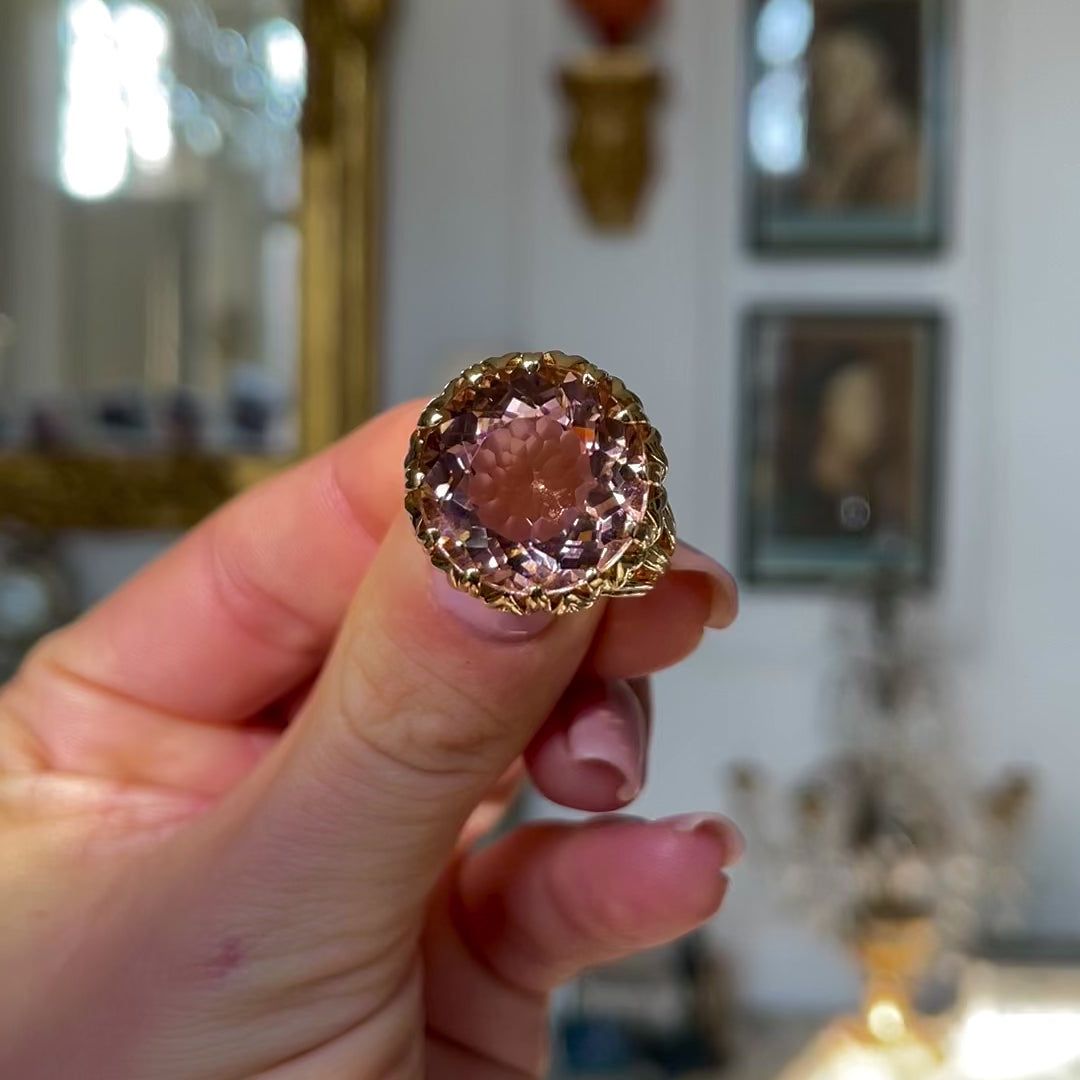 Tiffany & Co | An Incredible Morganite Ring, Set in 18ct Rose Gold