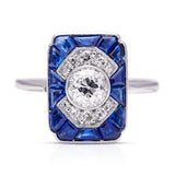 Art-Deco-Sapphire-Diamond-Cocktail-Dress-Ring-Antique-Jewellery-Boutique-Heirloom