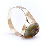 Georgian, 18ct gold, French, carved intaglio ring