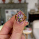 ON HOLD | Antique, italian grand tour bird of paradise micro mosaic ring