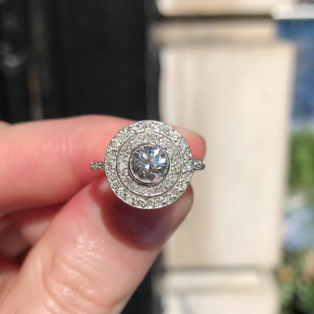 Diamond target ring on sale