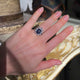 Vintage, Platinum, Sapphire and Diamond Ring